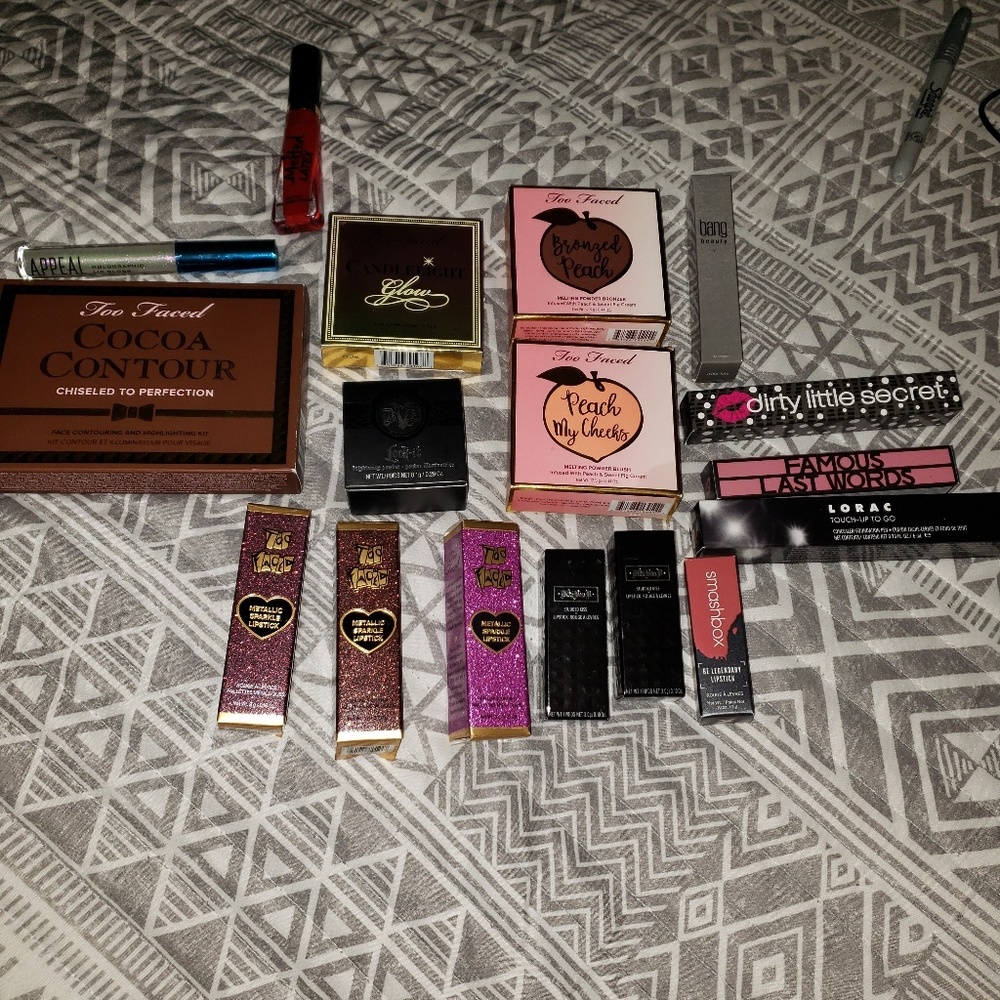 SOLD....Too Face, Kat Von D, Smashbox and more